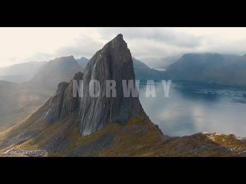 センジャ ノルウェー |  4Kドローン | 映画のような映像 | トロムソ