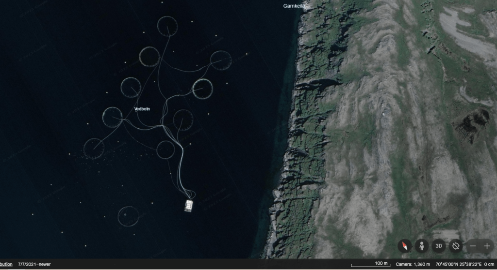 Google Earth でノルウェーにあるこの巨大なサークルを見つけました。 それが何であるか知っている人はいますか？