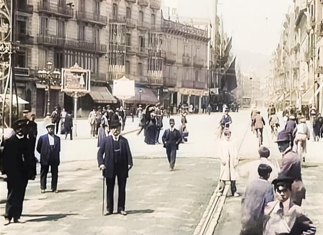 バルセロナ、1909 年
