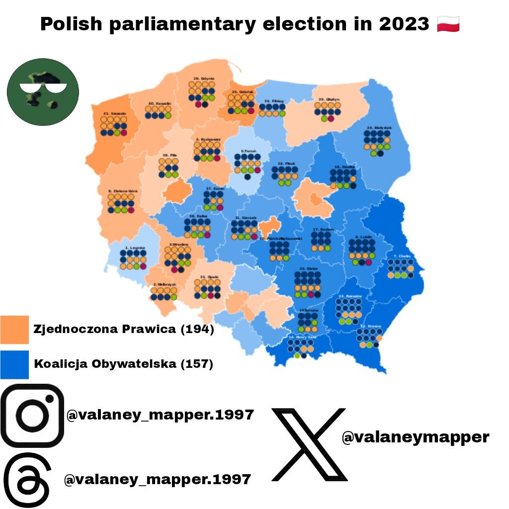 2023 年のポーランド議会選挙 🇵🇱