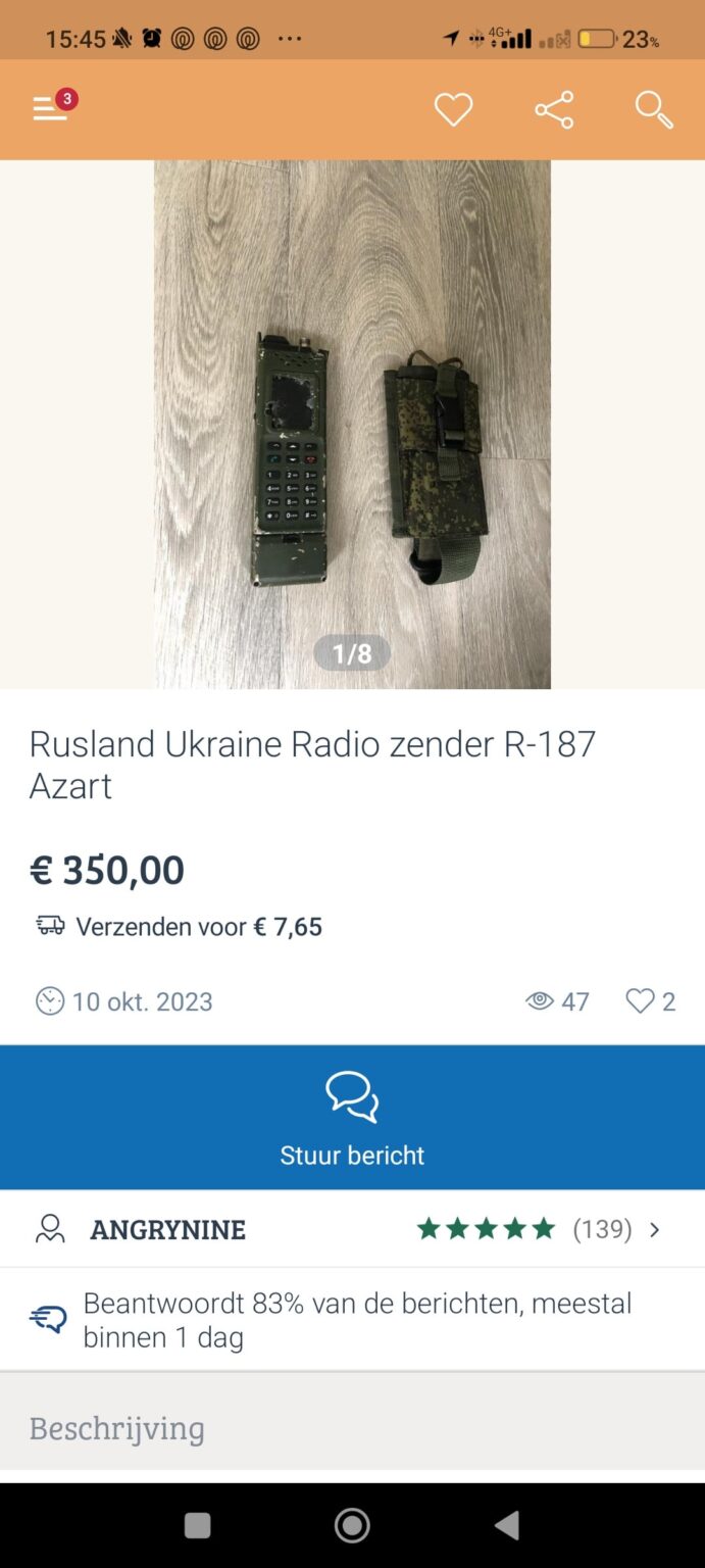 ロシアの暗号化ラジオがオランダの市場で販売中 😮
