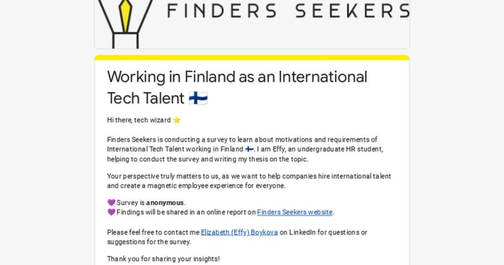 ✨ Tech Talents の皆さん、あなたにぴったりの仕事を見つけるためにあなたの意見が必要です! ✨ ✨ Tech Talents の皆さん、あなたにぴったりの仕事を見つけるためにあなたの意見が必要です! ✨