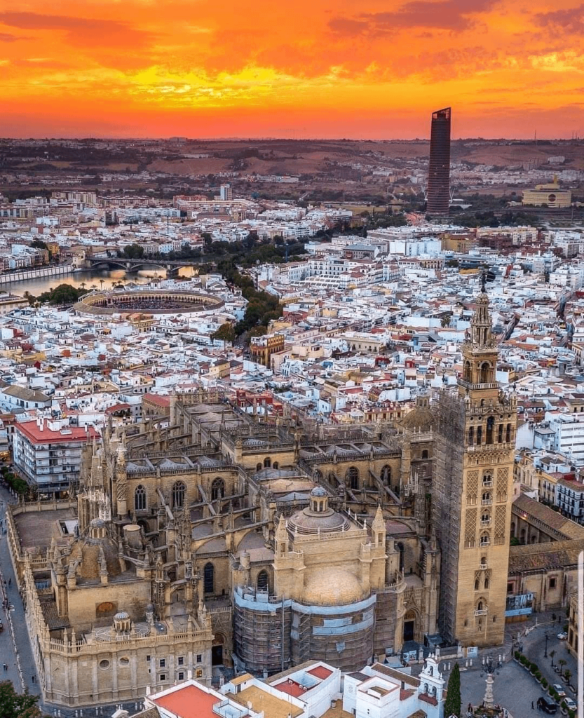 ここはスペインのセビリアです