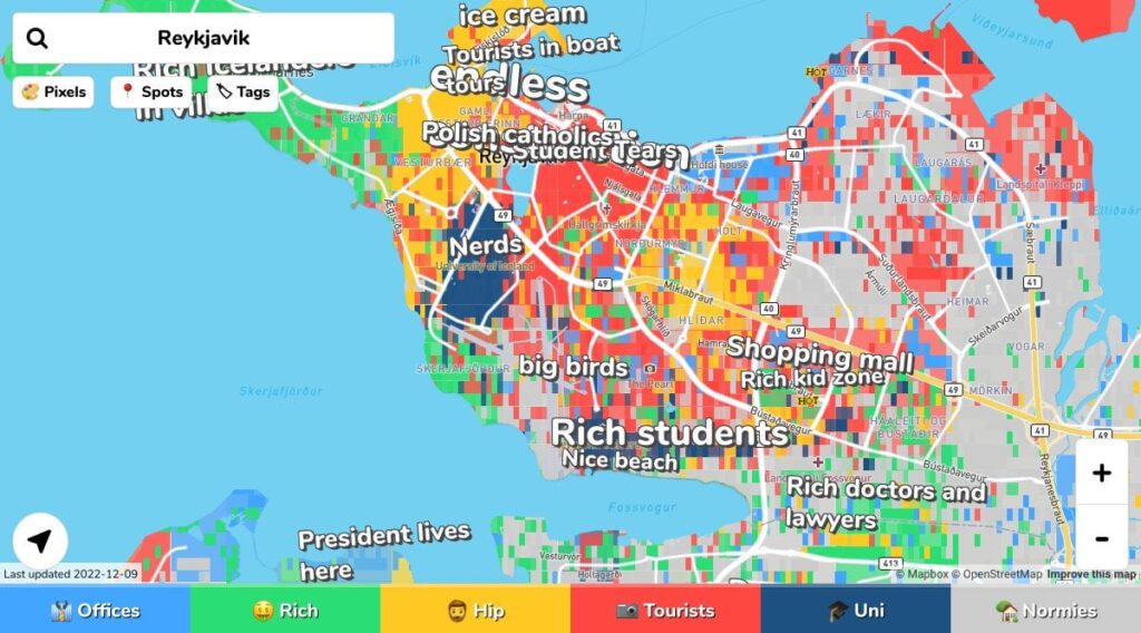 Hoodmaps.com はとにかく面白いし、かなり正確です