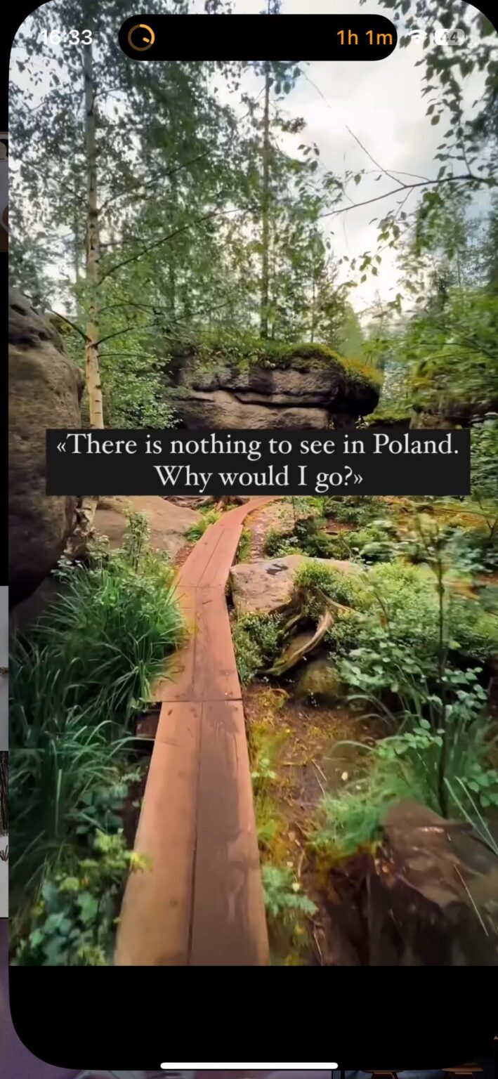 この森はポーランドのどこにありますか?