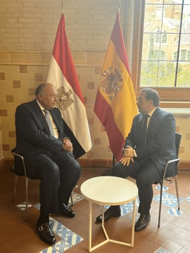 地中海連合会議に合わせて行われた外務大臣とスペイン側との二国間会談。