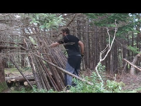 荒野に建てられた自然の避難所