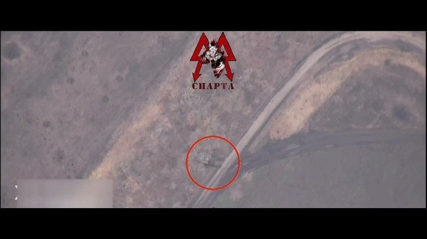 破壊されたウクライナのT-64BV