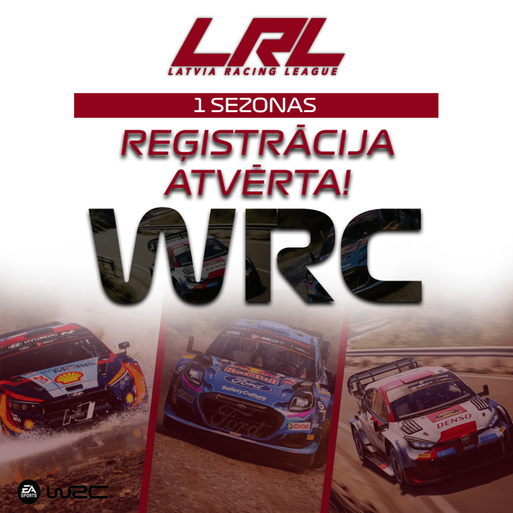 LRL WRC 1シーズン登録受付開始! 🇱🇻 LRL WRC 1シーズン登録受付開始! 🇱🇻