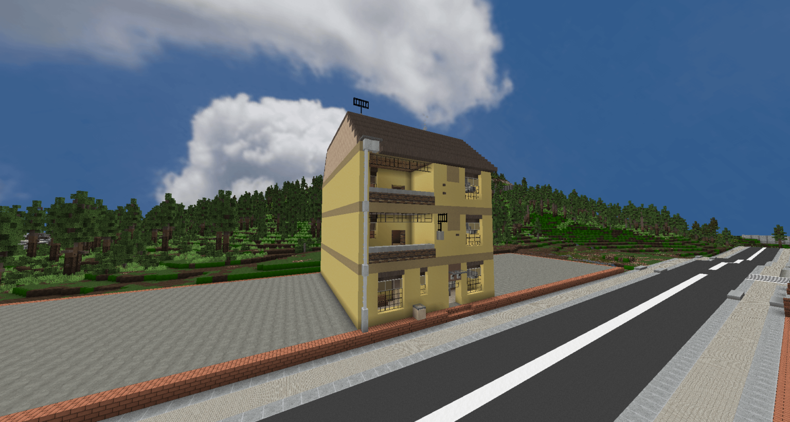 ポーランドの雰囲気のリアルなマインクラフトの家を建てました。 そこには何人のコワルスキーが住んでいますか？