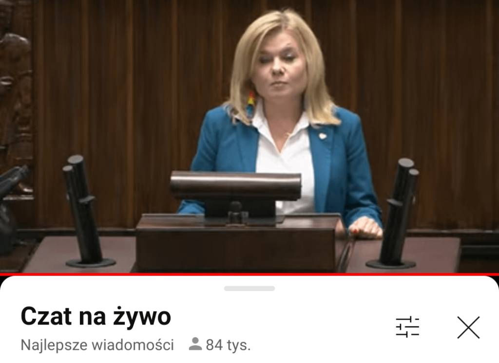 ポーランド議会の高視聴率