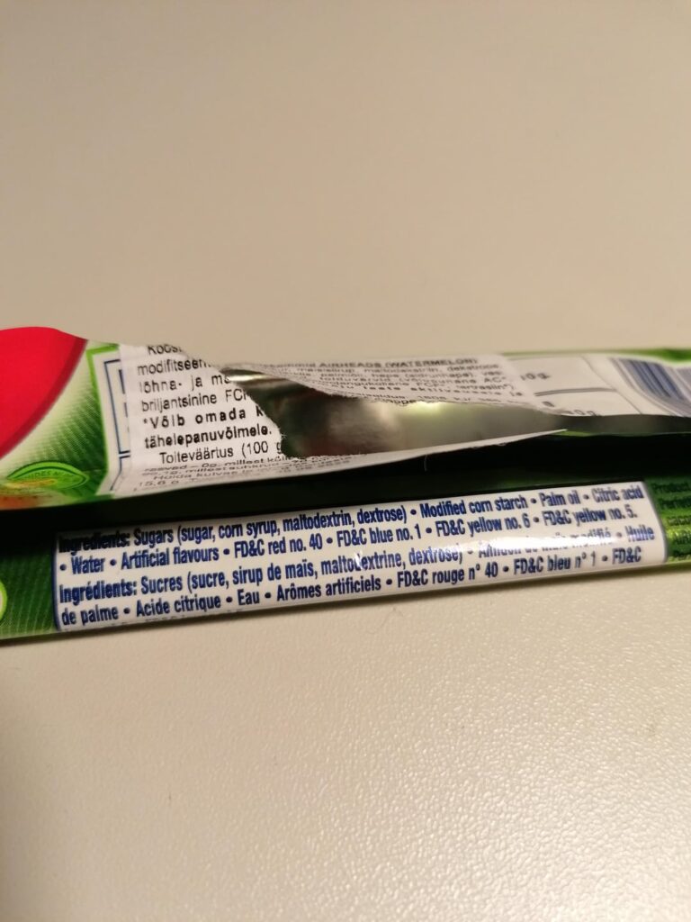 食品着色料についての質問です