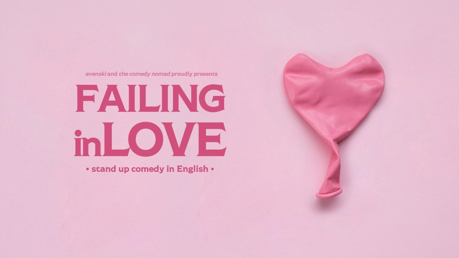 1月29日 • リマソールでの恋の失敗 • 英語のスタンドアップコメディー