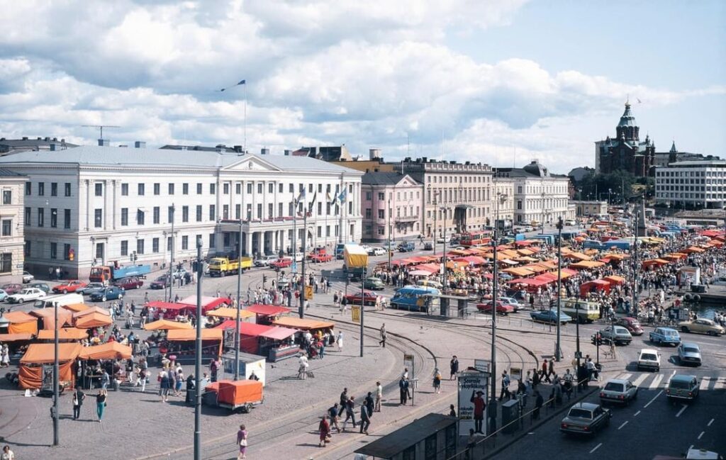 1980 年代の歴史的な写真、フィンランド、ヘルシンキ (Volker von Bonin/Finnish Heritage Agency のクレジット)