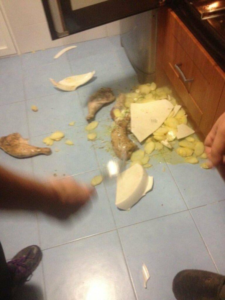 夕食がなくなりました！