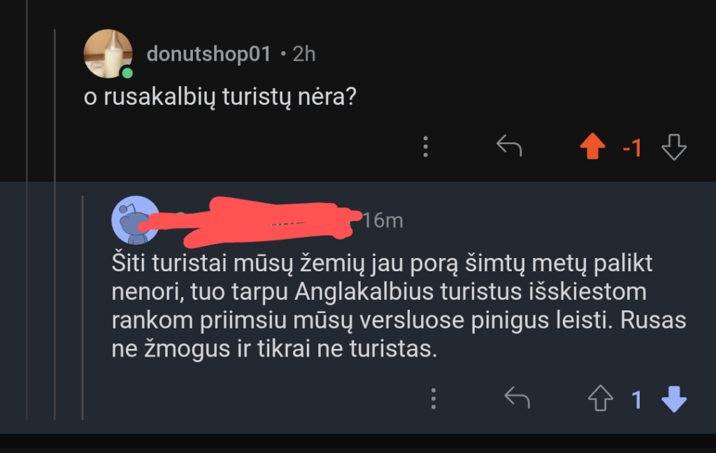 「ロシアは人間ではない」r/リトアニアの真珠