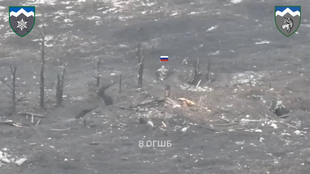 第 10 山岳突撃旅団の戦闘機は、単独で敵部隊全体を撃退しました。