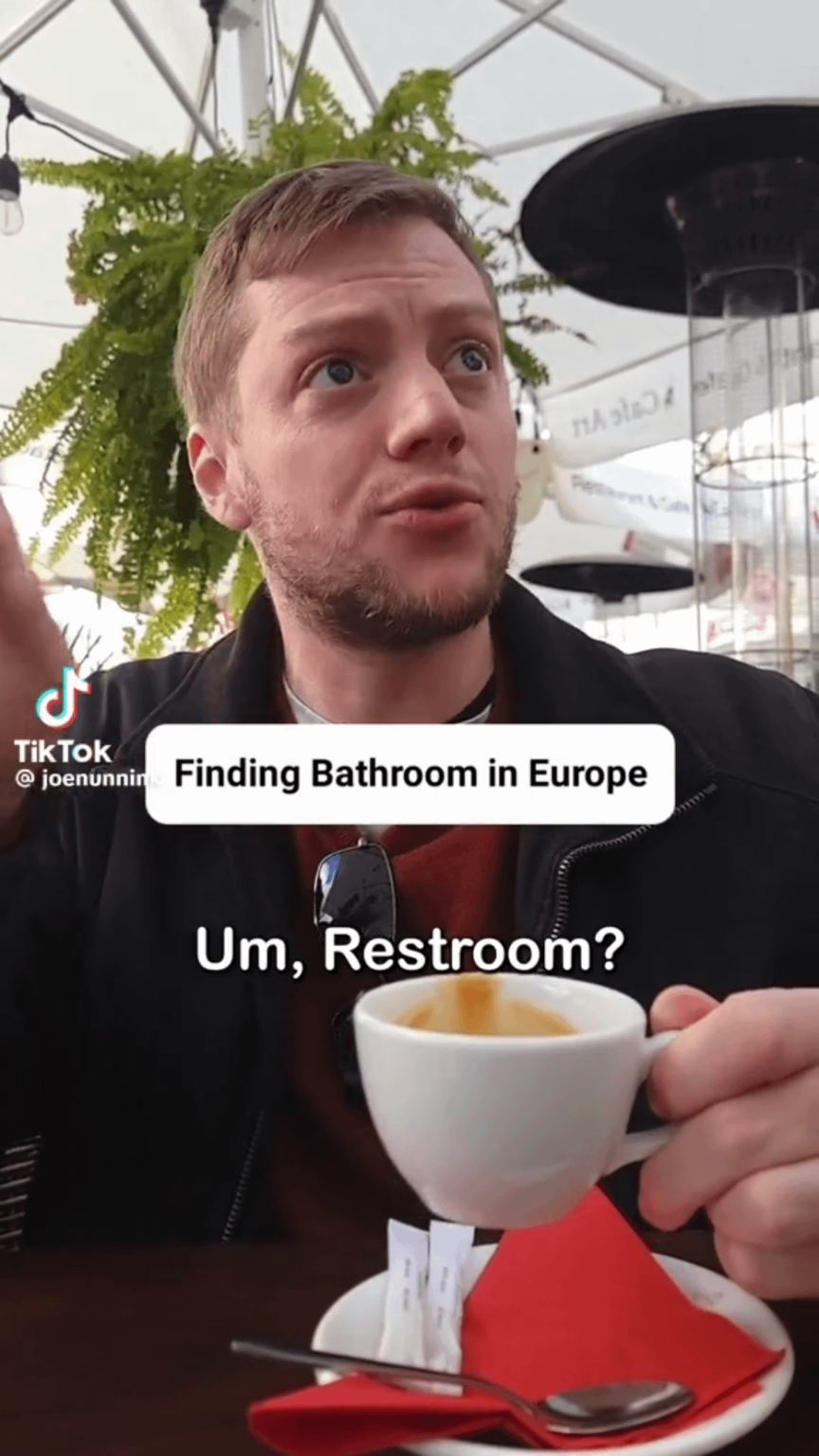 ヨーロッパでトイレを探す