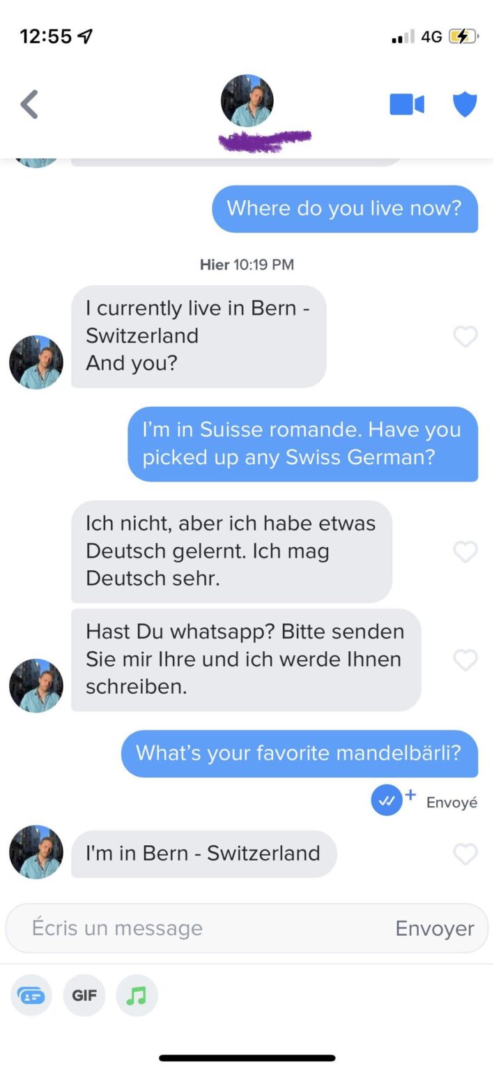 Tinder詐欺師を出し抜いたと思います 😂