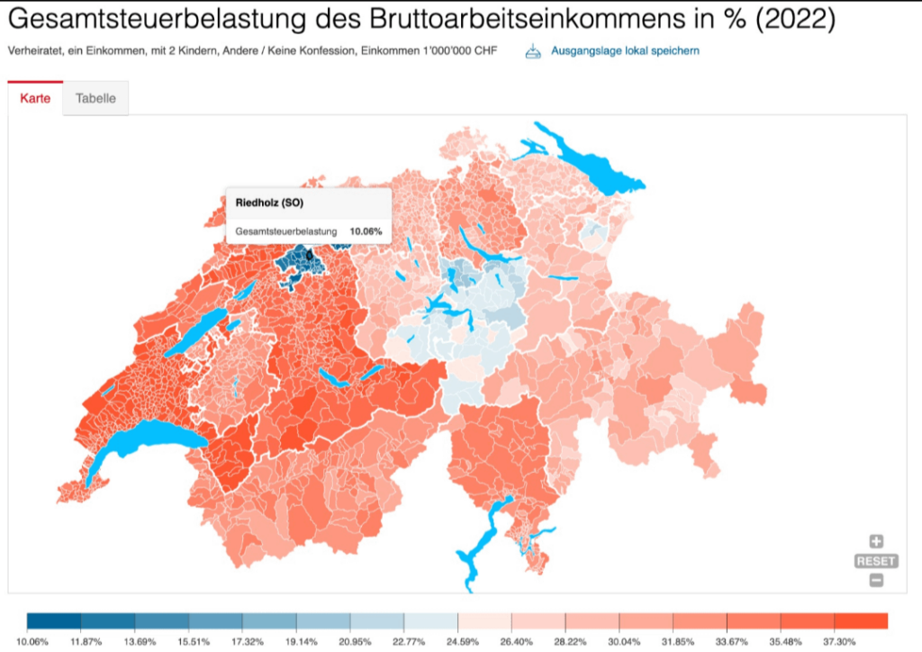 ゾロトゥルンはスイスの所得税天国になったばかりなのでしょうか? ゾロトゥルンはスイスの所得税天国になったばかりなのでしょうか?