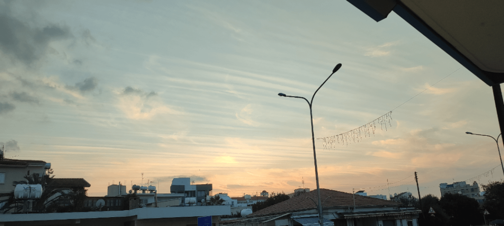 線状の雲、現象。