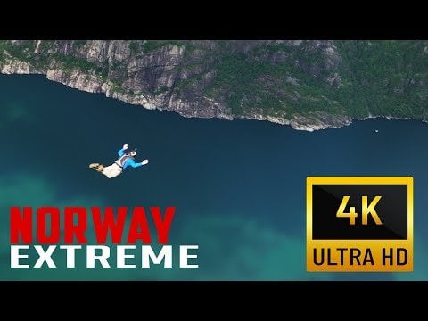 美しくてエクストリームなノルウェーをドローンで撮影したスクリーンセーバー