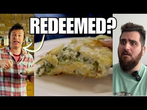 キプロスの美食家、ジェイミー・オリバーのフェタチーズとほうれん草のパイに反応！
