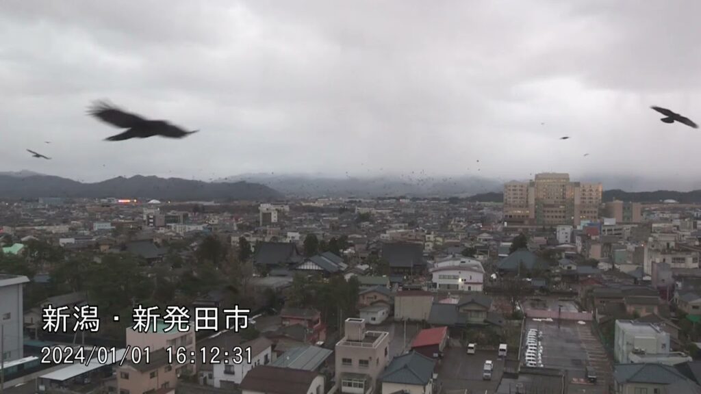 【新潟】地震発生時情報カメラまとめ   (長岡市・糸魚川市・新潟市 ~新潟空港/万代シテイ/新潟駅~　新発田市・小千谷市・焼山) #能登半島地震 #Earthquake  #Japan #Noto