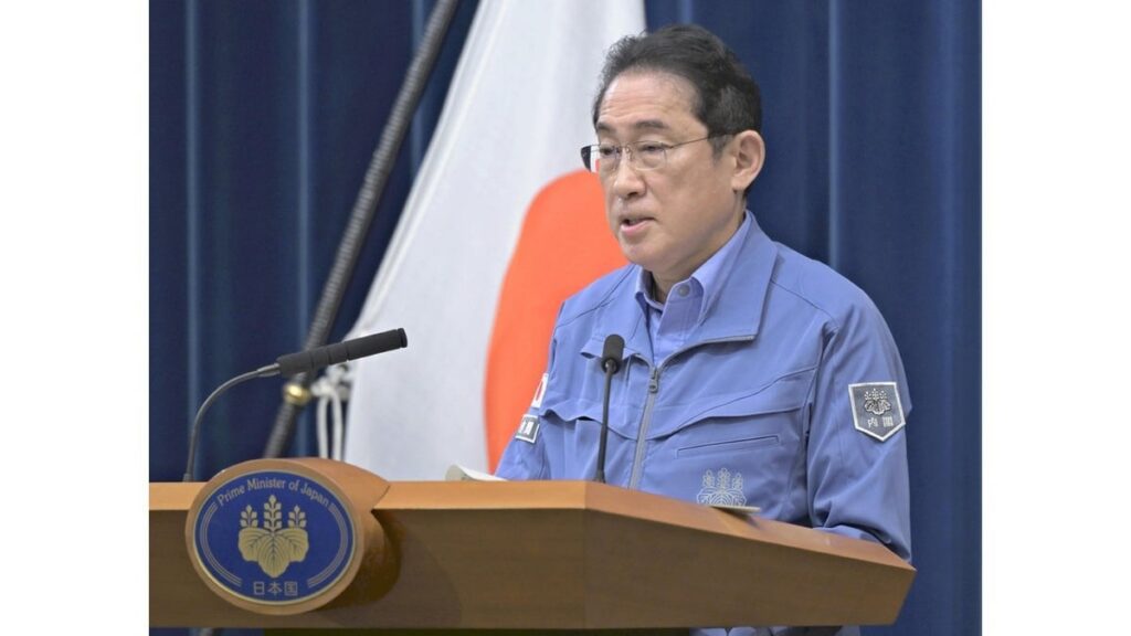 被災者支援に４０億円規模の予備費支出、岸田首相「寒さ対策にも万全を期す」
