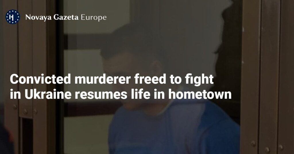 ウクライナで有罪判決を受けた殺人犯が釈放され、故郷での生活を再開