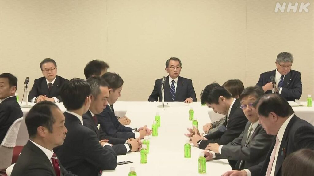 自民 安倍派 派閥解散の方針を決定 政治資金めぐる事件で