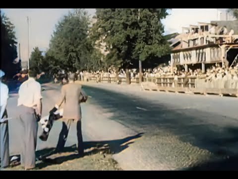 1950 年の F1 スイス グランプリ ハイライト (カラー化および AI アップスケーリング)