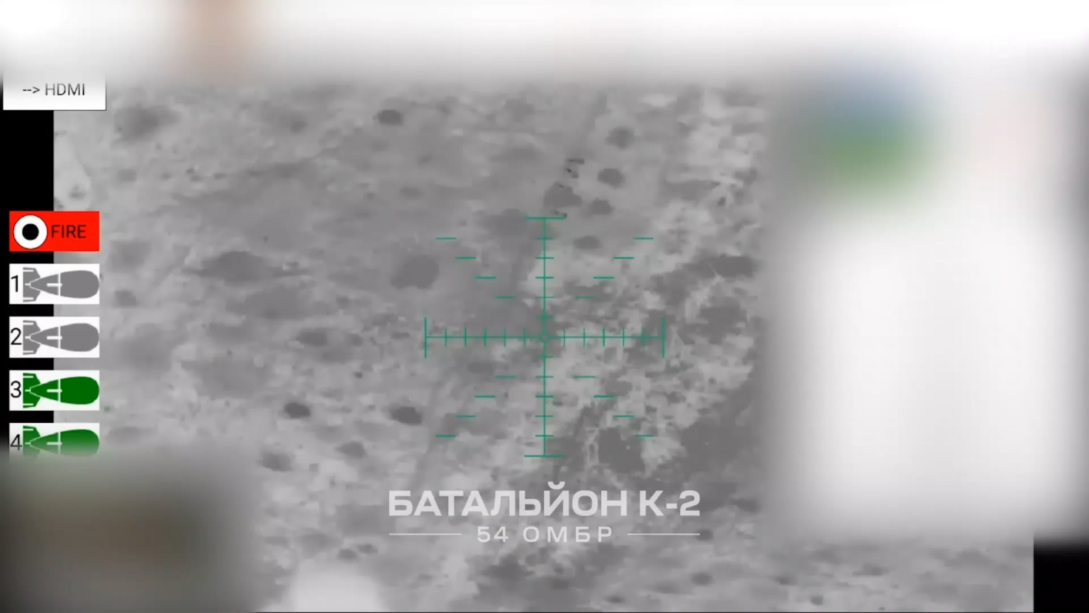 K-2大隊の別の旅団ゾーンでの歩兵の夜間狩猟（英語潜水艦）