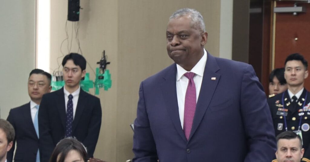 米オースティン国防長官が元日に軍病院へ入院 公表に大幅遅れ