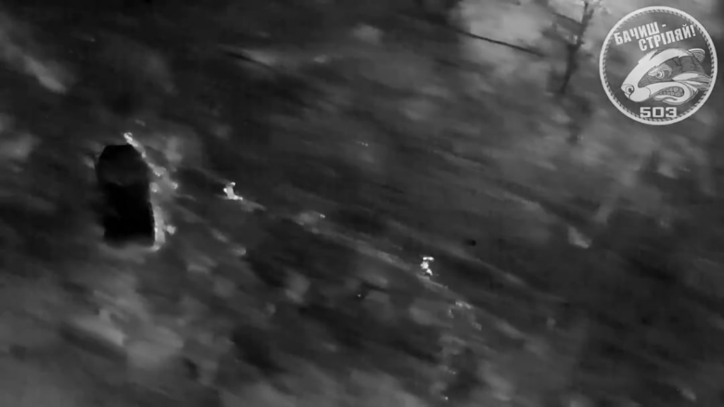 ヘルソン地域でロシア兵にドローンが落下