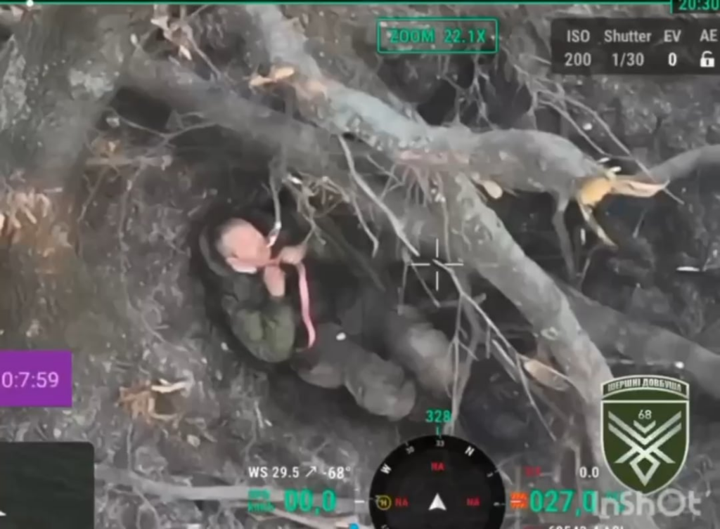 ロシア兵士が首に止血帯を巻くことを決意？