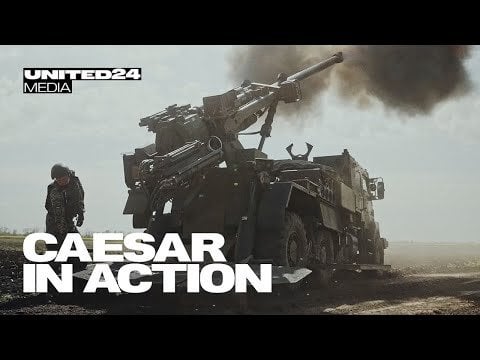 ポーランド製ドローン FlyEye とフランス製 CAESAR 榴弾砲、そしてロシアと戦うためにウクライナで戦闘作戦に参加