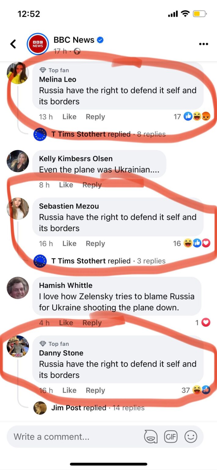Facebookの偽アカウントは明らかにロシアの植物だ。 あまり上手に隠すこともできません。