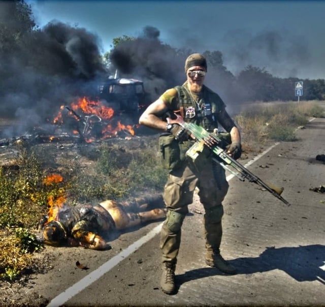 ルシッチ：ウクライナとシリアからのロシアのネオナチDShRG（妨害攻撃偵察グループ）の写真。