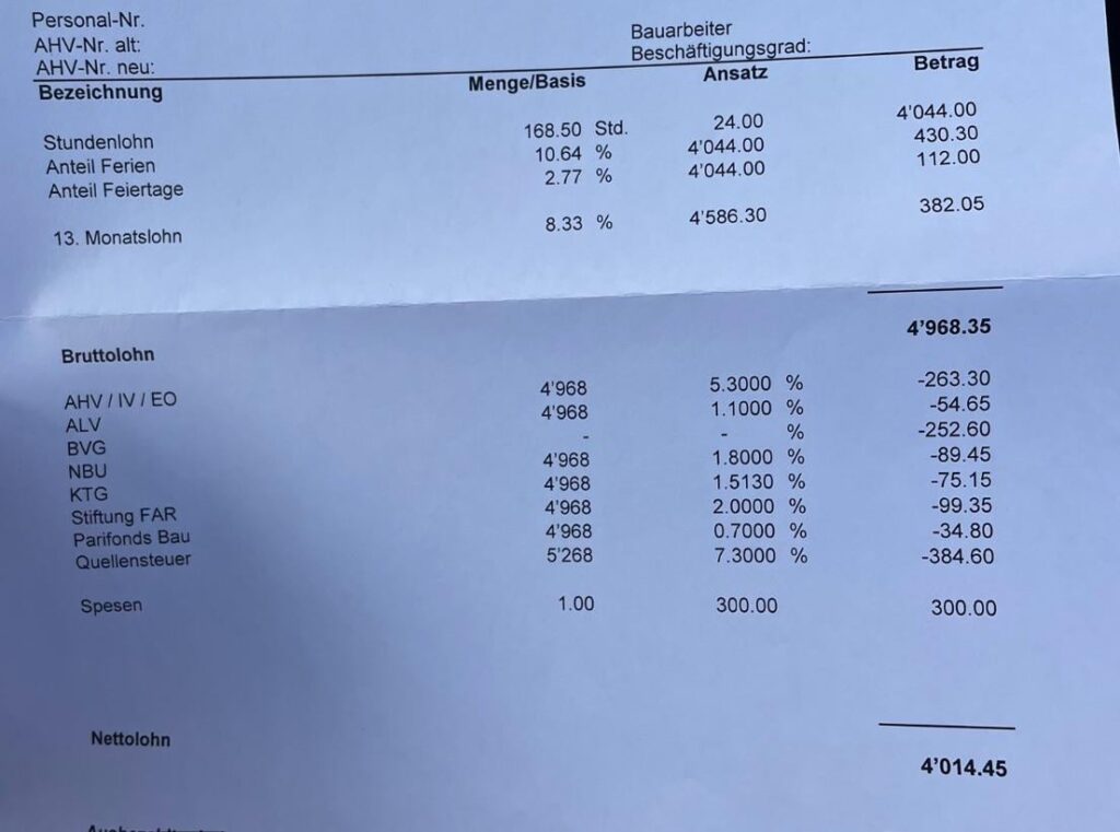 年金基金(BVG) 年金基金(BVG)