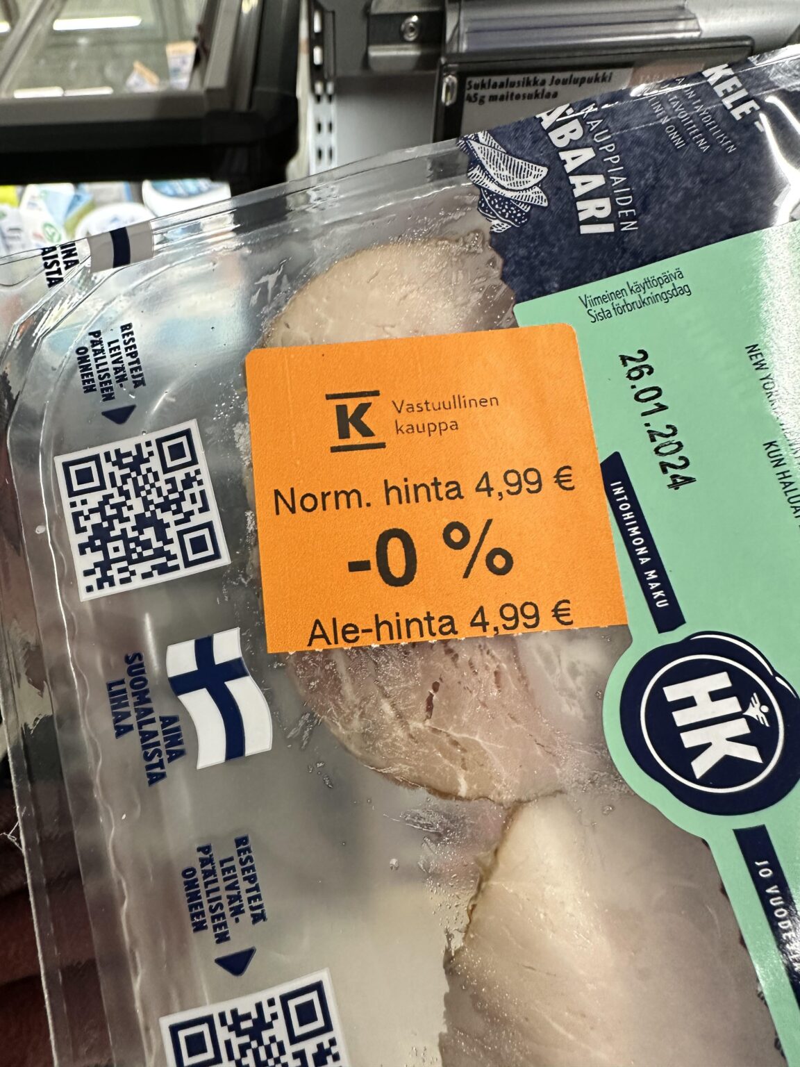 今日、K-Market Haminaでお買い得品を見つけました (u/prickly_pink_penguin)