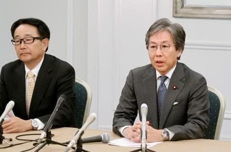 立民・安住氏、万博に疑問 「能登地震で資材必要」