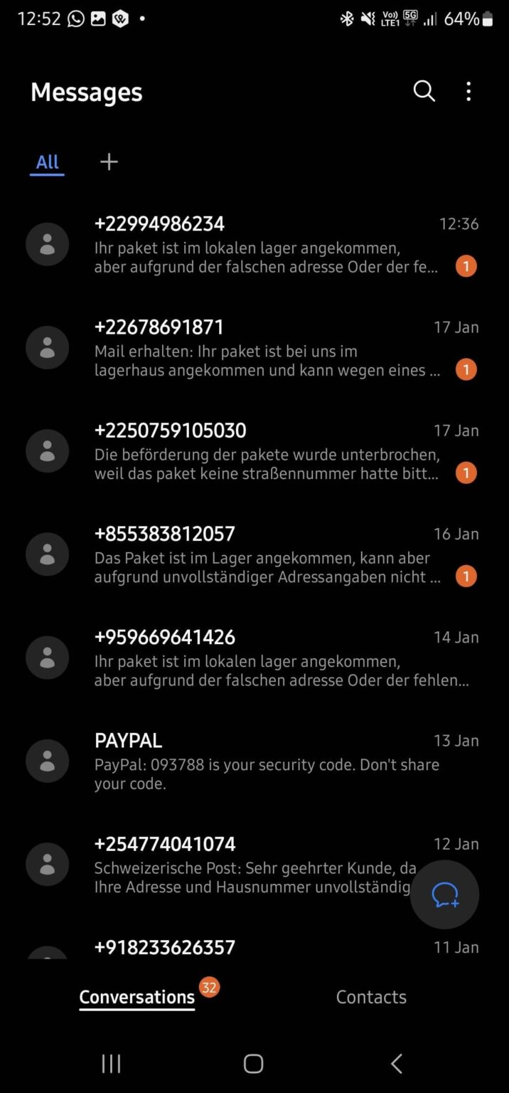 これらのスパムメッセージを止める方法はありますか?