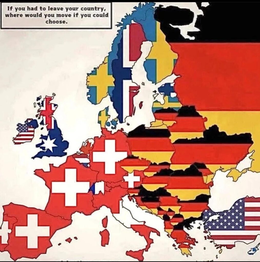 フランス人として、スイス人がスイスに移住したいと考えていることを自分の国を誇りに思っています🫡 でも、なぜでしょうか？ ロマンスは我々を憎んでいる。
