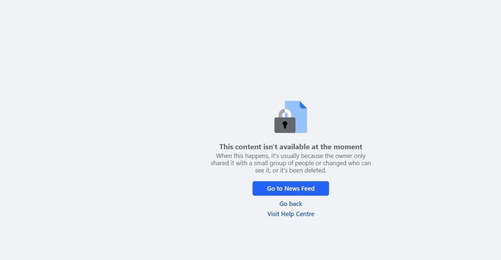 私のFacebookビジネスページは他の人には見えません