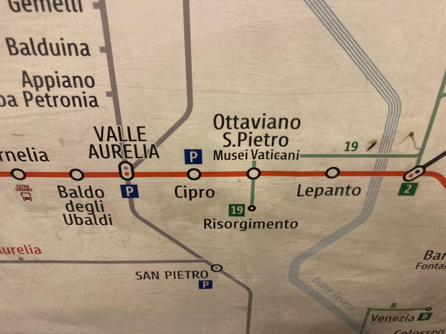 TDILによると、ローマにはCipro（イタリア語でキプロス）という地下鉄駅があるそうです。