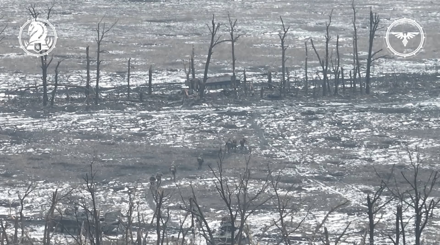 第47旅団によるアヴディウカ方向のいくつかの段階での敵突撃歩兵部隊の破壊