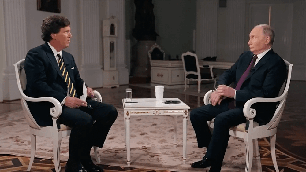タッカー・カールソンとプーチン大統領のインタビューについてどう思いましたか