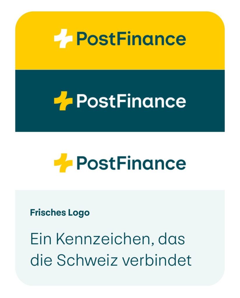 PostFinanceのロゴが新しくなりました