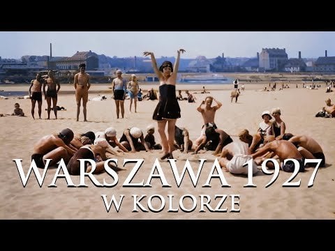 カラーのワルシャワ 1927 | カラーのワルシャワ 1927 |  4K 60fps